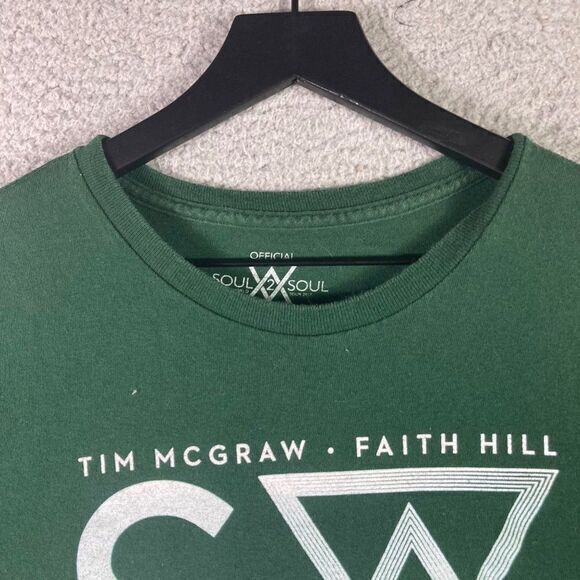 Tim McGraw Faith Hill World Tour T-Shirt Unisex Size 2XL XXL Adult Soul 2 Soul - Picture 7 of 11